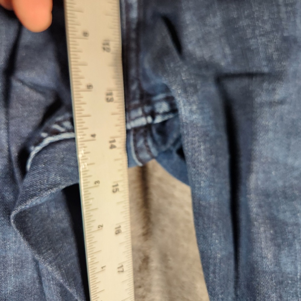 Calvin Klein Jeans Women's 49X29 (Tag 50X30) High-Rise Straight Leg Blue 41AN785 - Picture 3 of 16